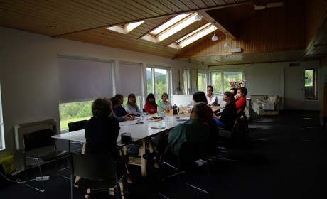 First Framework curatorial development workshop at Cove Park.