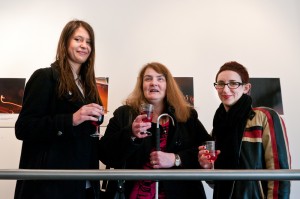 Morwenna Kearsley, Rosita McKenzie and Kate Martin at the opening of An Alternative