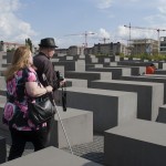Rosita and Jim in the Holocaust Memorial. Photo: Sabrina Mikolajewski